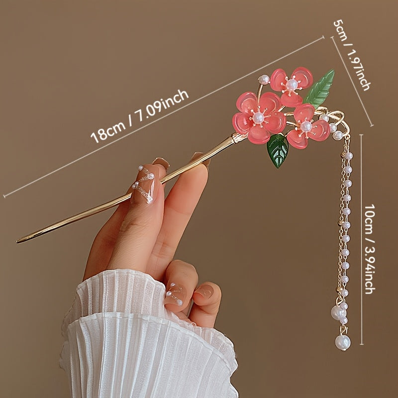 6pcs Elegant Hair Sticks for Women - Floral, Butterfly & Geometric Designs, Alloy Hairpins for Daily Use, Parties, Gifts, Photoshoots & Holidays, Cute Hair Accessories, Party Hair Accessories, Sophisticated Hairpin, Highquality Hairpin