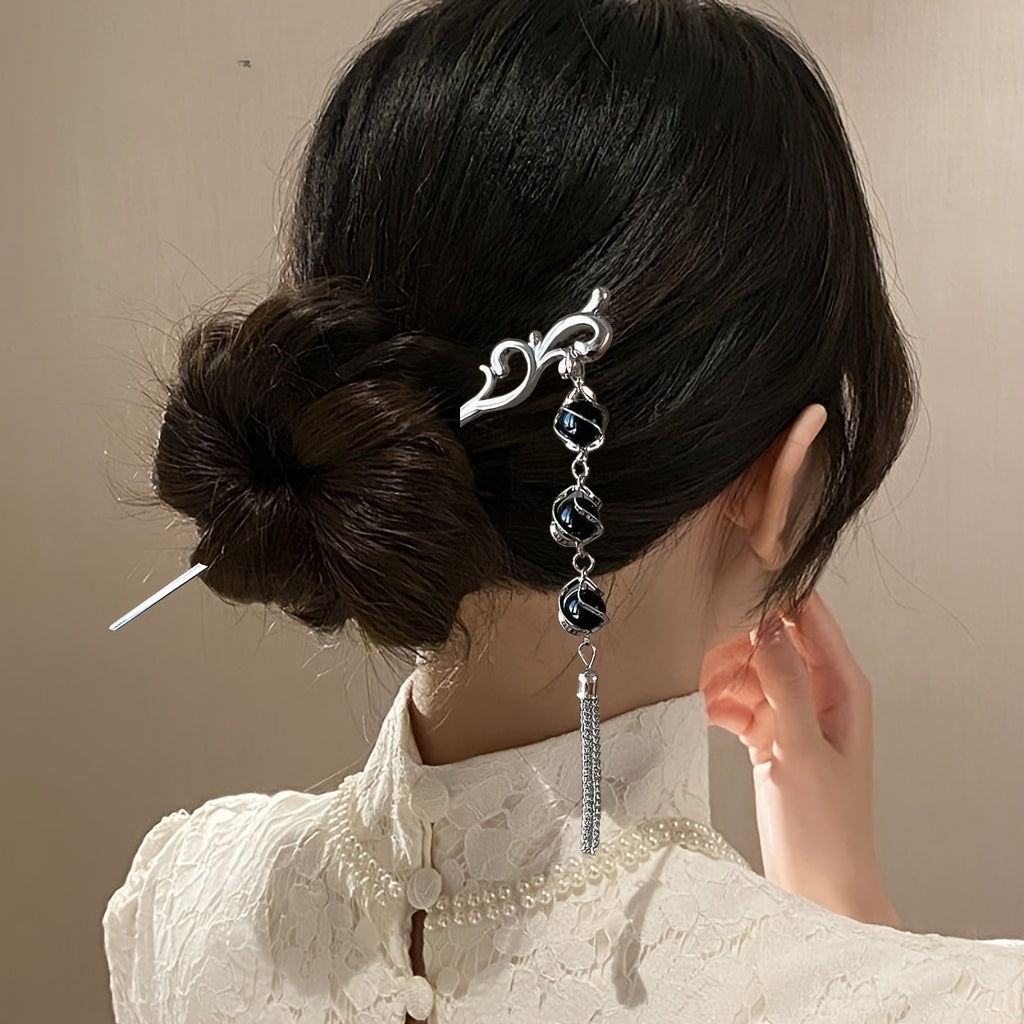 3pcs Women's New High-End Tassel Hairpins, Vintage Fashion Accessories for Ladies, Ideal Headwear for Photoshoots and Gifts