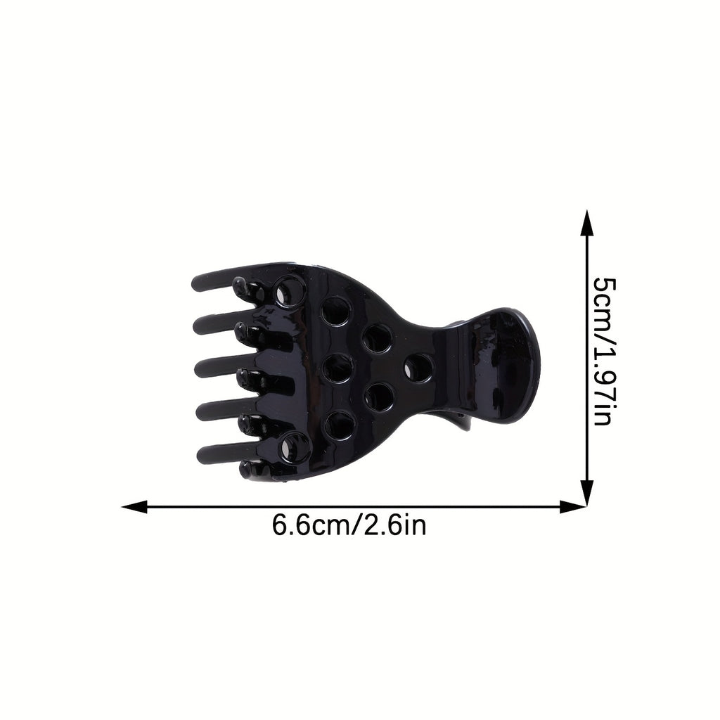 [Retro Hollow Hair Clips] 8pcs Set Retro Hollow Hair Clips with Minimalist Dot Design, Perfect for Curly Hairstyling and Daily Use