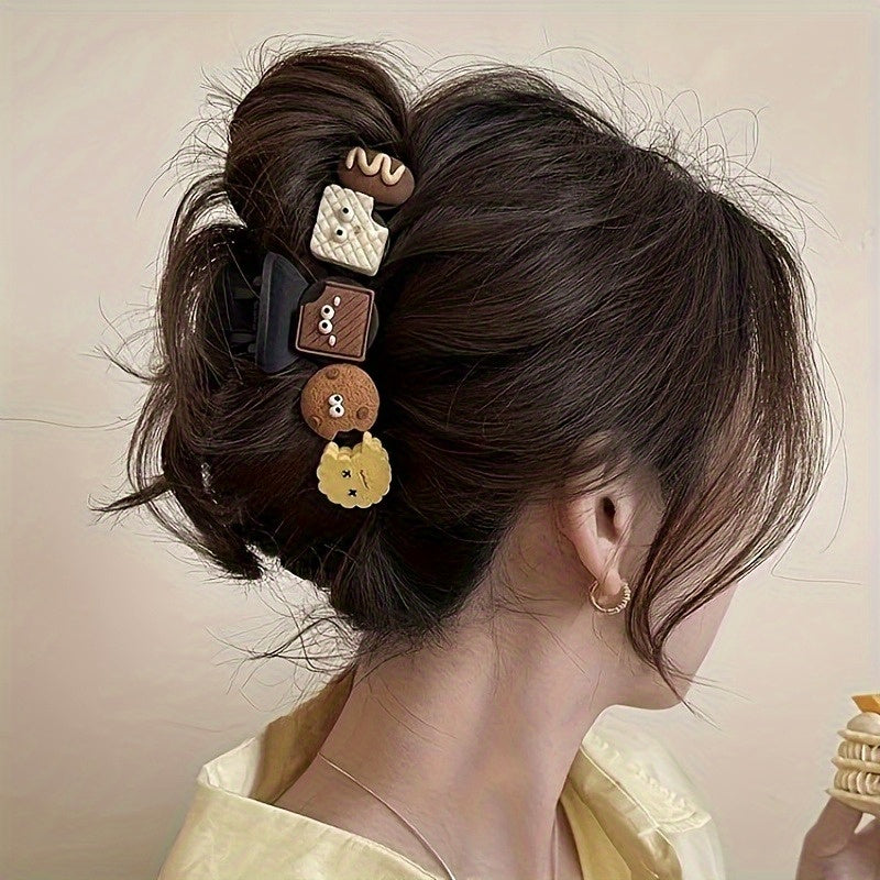 9pcs Design Wave Pearl Color-Blocking Large Hair Clip for Women, Exuding a Sense of Elegance, Suitable for Both Men And Women, Featuring a Simple And Cute Style, Perfect for Halloween, Christmas, And Partner Birthday Gifts.