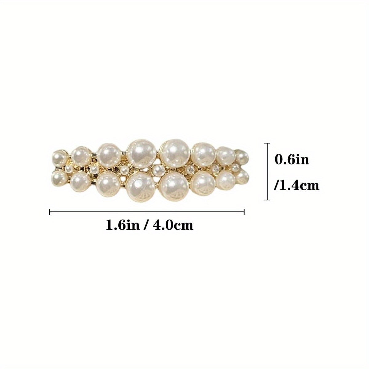 2pcs Elegant Hair Clips - Vintage French Barrettes with Secure Spring Mechanism, Non-Damaging Hairpins for Women, Wedding, Party, Everyday - Long (1.6in) & Narrow (0.6in) - Perfect for Braids, Buns, Ponytails - Ideal Gift for Women & s - Wedding Party